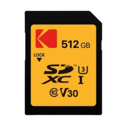 Thẻ nhớ SD Kodak 512GB UHS-I U3 V30 (R:70MB/s/ W:30MB/s)