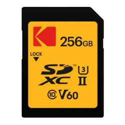 Thẻ nhớ SD Kodak UHS-II U3 V60 256GB (R:280MB/s/ W:150MB/s)