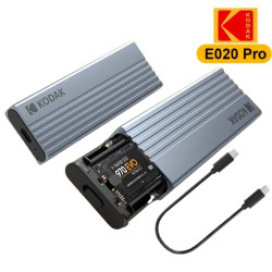 Hộp đựng ổ cứng Kodak M.2 NVMe & SATA SSD Enclosure E020 PRO