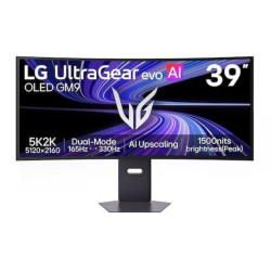 Màn hình gaming LG UltraGear Evo GX9 39GX950B-B (39Inch/ 5K (5120x2160)/ 0,03ms/ 165Hz/ 300cd/m2/ OLED/ Loa)