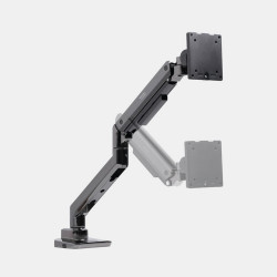 Giá treo màn hình HyperWork VisionX Stealth (1 màn hình/ 22inch - 43inch/ Đen/ Gắn bàn)