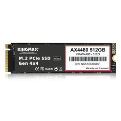 Ổ SSD Kingmax AX4480 512Gb (NVMe PCIe/ Gen4x4 M2.2280/ 4500MB/s/ 4000MB/s)
