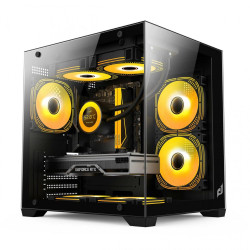 Vỏ máy tính EDRA ECS1511 Black (Mini Tower/ M-ATX/ Đen)