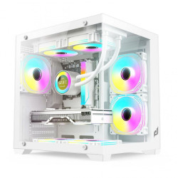Vỏ máy tính EDRA ECS1511 White (Mini Tower/ M-ATX/ Trắng)
