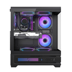 Vỏ máy tính EDRA ECS1505 Black (Mid Tower/ E-ATX/ Đen)