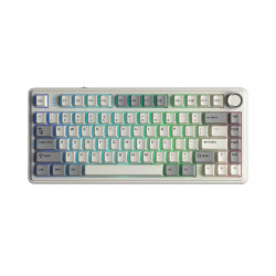 Bàn phím cơ Aula 3 MODE F75 Xám Trắng Milk White switch 