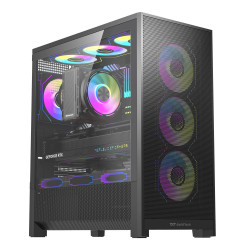 Vỏ máy tính DarkFlash AIR400 Black ( E-ATX - 4 Fan RGB) 