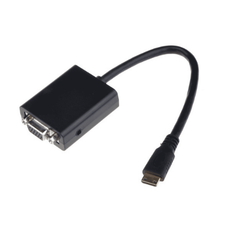 Cáp chuyển đổi mini HDMI + audio sang VGA