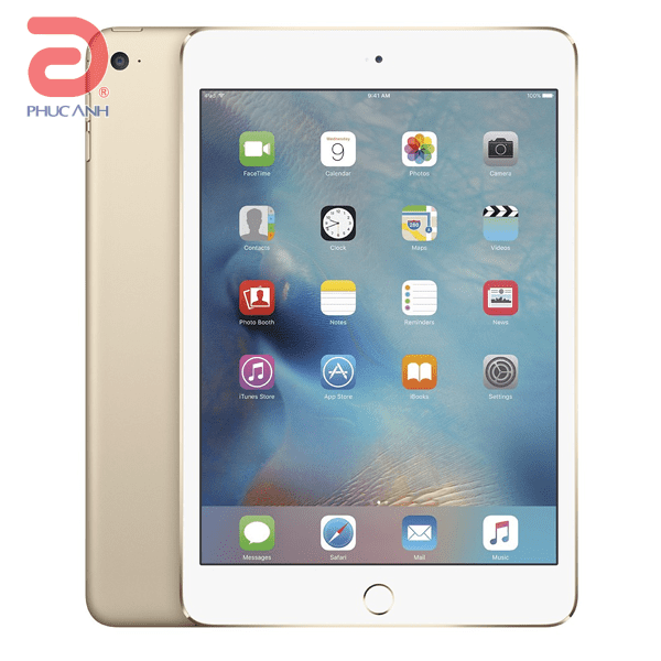 Apple iPad mini 4 Retina Cellular (Gold)- 32Gb/ 7.9Inch/ 3G + LTE + Wifi + Bluetooth