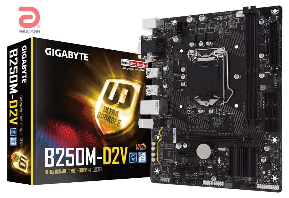 Main Gigabyte GA-B250M-D2V (Chipset Intel B250/ Socket LGA1151/ VGA onboard)