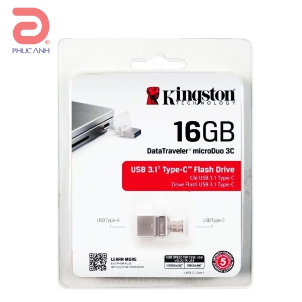 USB Kingston Type-C MicroDuo 3C 16Gb