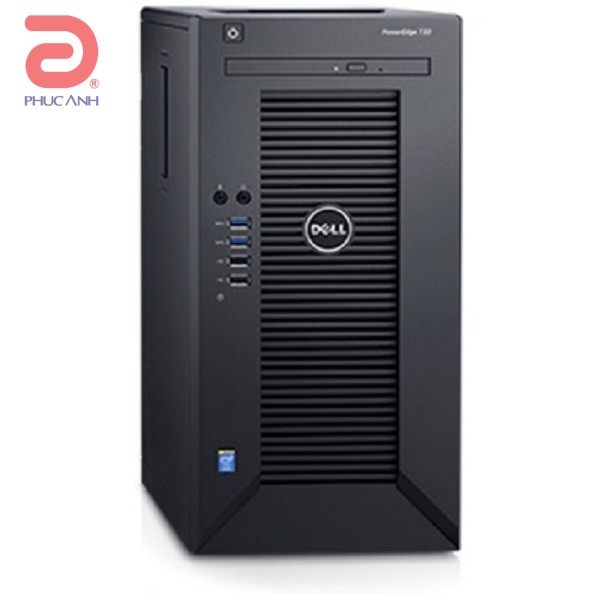Máy chủ Dell PowerEdge T30 (E3-1225v5 3.3/ 8GB/ 1TB 7.2k NHL SATA 3.5inch/ DVDRW/ 290W/ 3 Year Pro/ Mini tower)