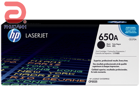 Mực hộp máy in laser HP CE270A Black