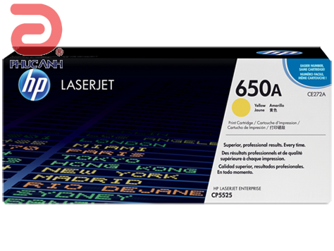 Mực hộp máy in laser HP CE272A Yellow