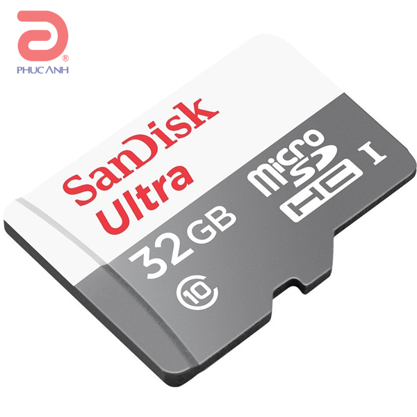 Thẻ nhớ Micro SD Sandisk 32Gb Class 10 Read 80MB/s