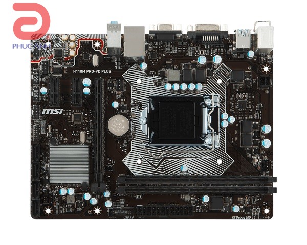 Main MSI H110M PRO-VD PLUS (Chipset Intel H110/ Socket LGA1151/ VGA onboard)