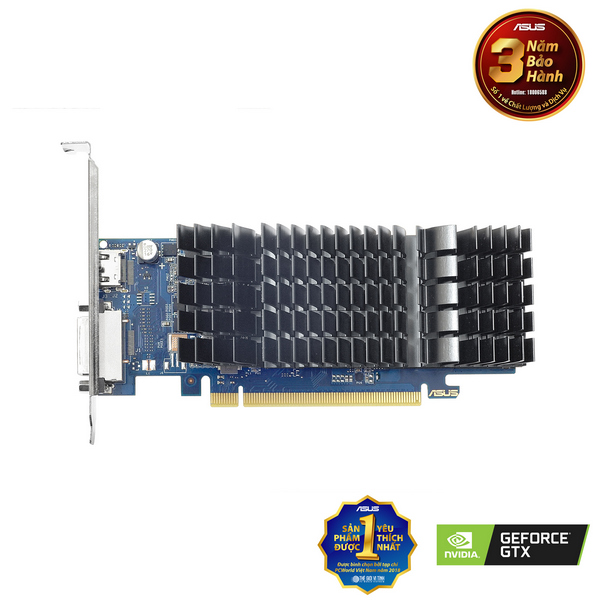 VGA Asus GT1030-SL-2G-BRK (NVIDIA Geforce/ 2Gb/ DDR5/ 64 Bits)