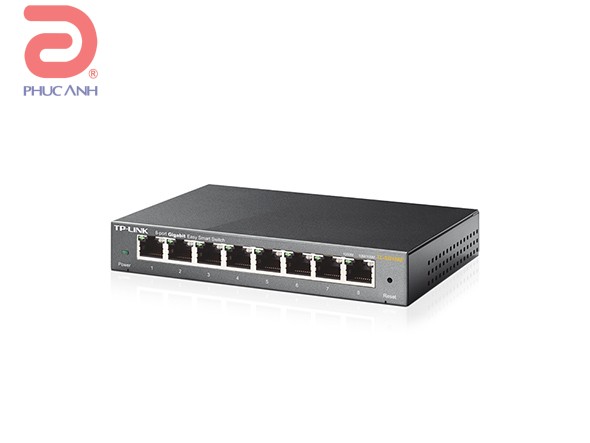 Switch TP-Link TL-SG108E (Gigabit (1000Mbps)/ 8 Cổng/ Smart Switch/ Vỏ Thép)