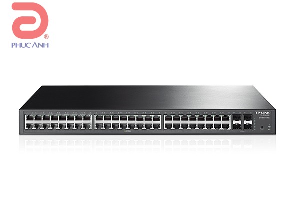 Thiết bị chia mạng TP-Link TL-SG2452 (48-port Pure-Gigabit Smart Switch/ 48 10/ 100/ 1000Mbps RJ45 ports including 4gigabit SFP slots/ Tag-based VLAN)