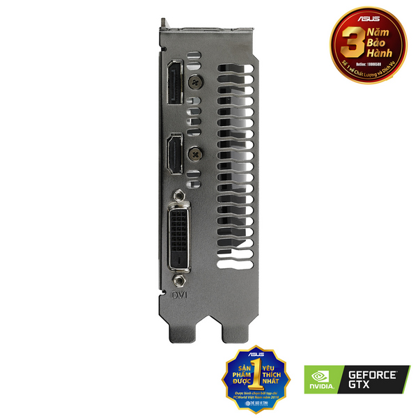 VGA Asus PH-GTX1050-2G (NVIDIA Geforce/ 2Gb/ DDR5/ 128 Bits)