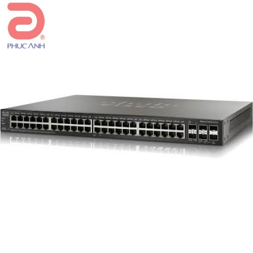 Thiết bị chia mạng Cisco SRW2048-K9 SG300-52 (Managed switch/ 50 10/ 100/ 1000Mbps + 2 combo mini-GBIC)