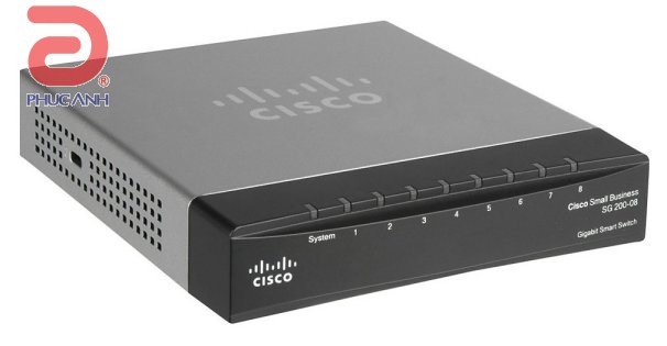 Thiết bị chia mạng Cisco SLM2008T-EU SG 200-08
