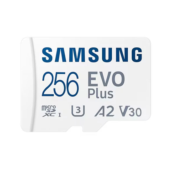 Thẻ nhớ Micro SD Samsung Evo plus 256GB Class 10 Read 130MB/s (Kèm Adapter)