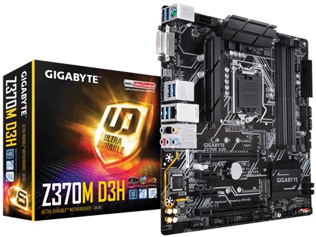 Main Gigabyte Z370M-D3H (Chipset Intel Z370/ Socket LGA1151/ VGA onboard)