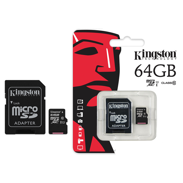 Thẻ nhớ Micro SD Kingston 64Gb Class 10