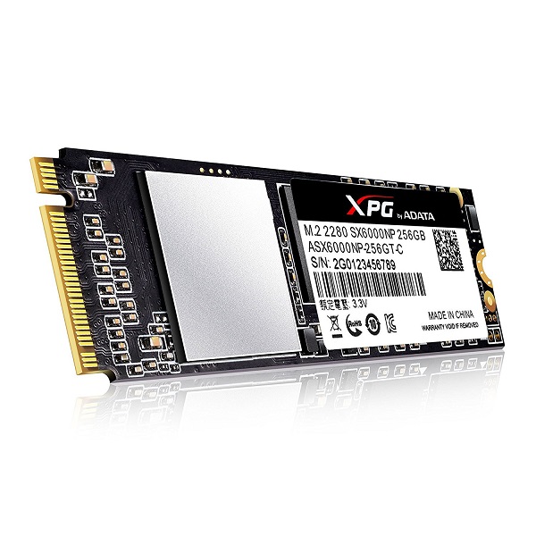 Ổ SSD Adata XPG SX6000 LITE 256Gb (NVMe PCIe/ Gen3x4 M2.2280/ 1800MB/s/ 900MB/s)