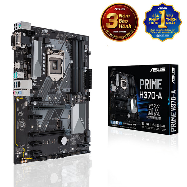 Main Asus PRIME H370-A (Chipset Intel H370/ Socket LGA1151/ VGA onboard)