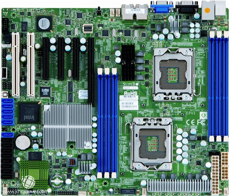 Main SuperMicro X8DTL-i (Chipset Intel 5500/ Socket LGA1136/ VGA onboard)