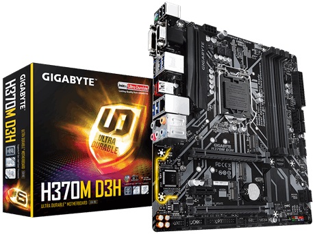 Main Gigabyte H370M-D3H (Chipset Intel H370/ Socket LGA1151/ VGA onboard)