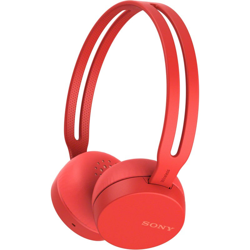Tai nghe không dây choàng đầu Sony WI-CH400/R (Đỏ)
