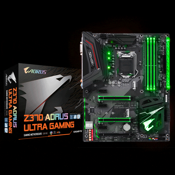 Main Gigabyte Z370 AORUS Ultra Gaming (Chipset Intel Z370/ Socket LGA1151/ VGA onboard)