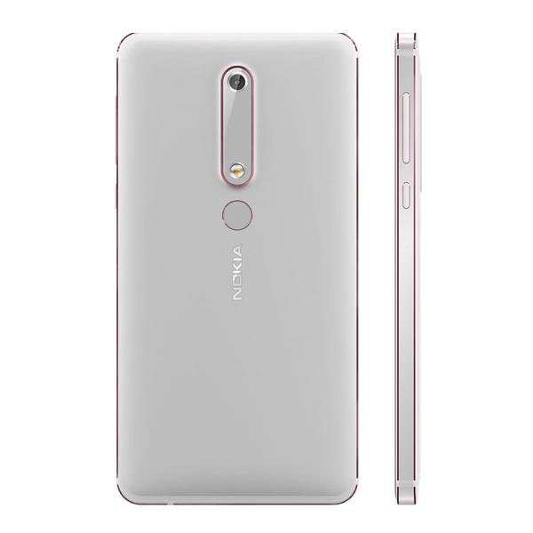 Điện thoại DĐ Nokia 6 (2018)-White (Qualcomm Snapdragon 630 8 nhân 64 bit/ 5.5Inch/ 1080 x 1920 pixels/ 3G/ 32GB/ Camera sau 16MP / Camera trước 8MP/ 3000mAh/ Android 8.0)