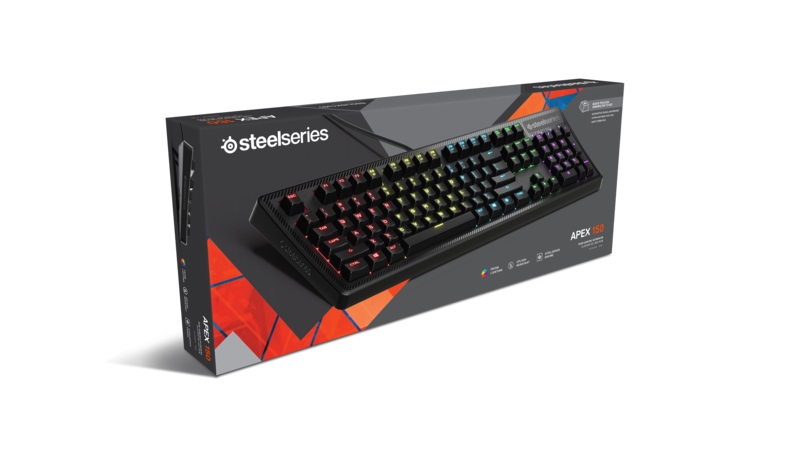 Bàn phím SteelSeries Apex 150 Gaming (RGB)-US-64666 (USB, Có dây)