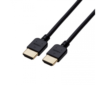 Cáp HDMI Elecom CAC-HD14EY10BK 1m: Cáp HDMI đầu cáp mạ vàng/ truyền tốc độ cao dài 1m