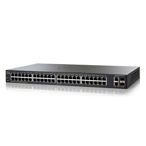 Switch Cisco SG250-50-K9-EU (Gigabit (1000Mbps)/ 50 Cổng/ 2 SFP/ Smart Switch/ Vỏ Thép)
