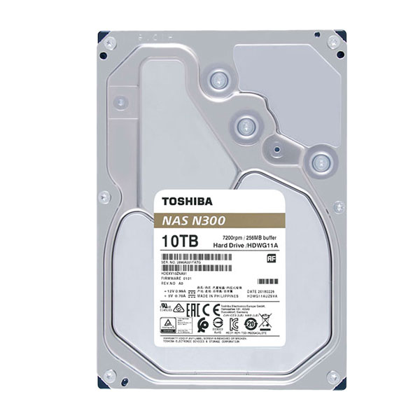 Ổ cứng Nas Toshiba N300 10Tb 7200rpm 256Mb