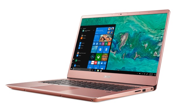 Laptop Acer Swift 3 SF314-54-5108 NX.GYUSV.001 (Sakura pink)- Thiết kế đẹp, mỏng nhẹ hơn, màn hình IPS, cao cấp.
