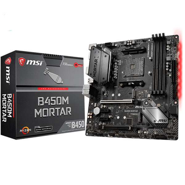 Main MSI B450M MORTAR (Chipset AMD B450/ Socket AM4/ VGA onboard)