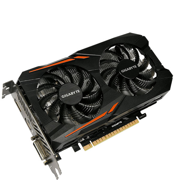 Cạc đồ họa Gigabyte GV-GTX1050 OC-3GD (NVIDIA Geforce GTX 1050/ 3Gb/ GDDR5/ 96Bit)