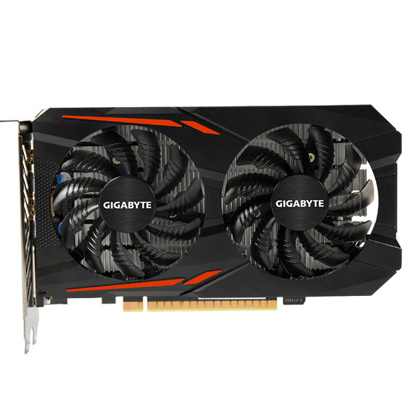 Cạc đồ họa Gigabyte GV-GTX1050 OC-3GD (NVIDIA Geforce GTX 1050/ 3Gb/ GDDR5/ 96Bit)