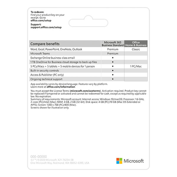 PM Microsoft Office Home and Business 2019 Online T5D-03181