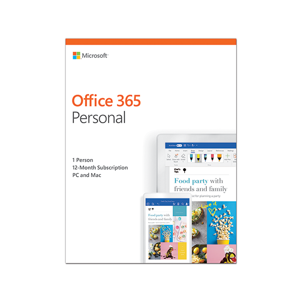 Phần Mềmmicrosoft Office 365 Personal English 1Yr P4 (Qq2-00807) (Dùng Cho  1Pc Hoặc 1 Mac.