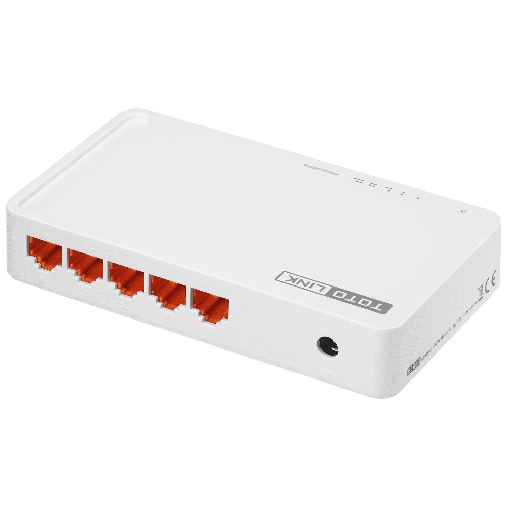 Switch Totolink S505G (Gigabit (1000Mbps)/ 5 Cổng/ Vỏ Nhựa)