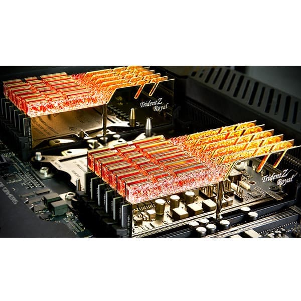 RAM Gskill Trident Z Royal (F4-3000C16D-16GTRG) 16GB (2x8GB) DDR4 3000Mhz Gold