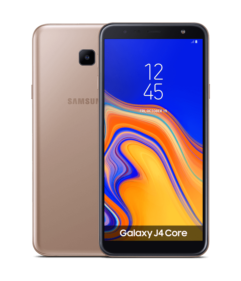 inchĐiện thoại DĐ Samsung Galaxy J4 Core (J410F) Gold (Qualcomm Snapdragon 425 4 nhân 64-bit/ 1Gb/ 16Gb/ 6.0Inch/ Android Go/ 4G/ 3300mAh)inch