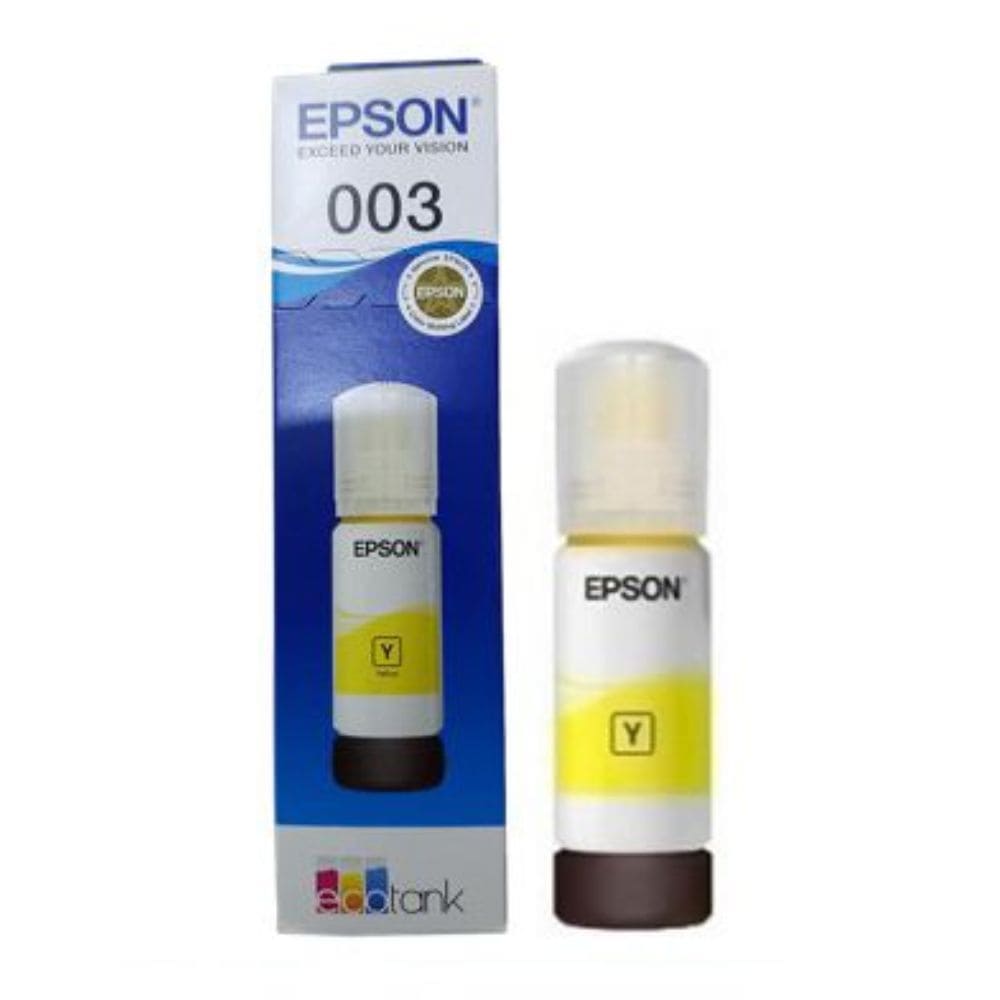 Mực in phun Epson C13T00V400-Yellow (Dùng cho máy L121/L1210/L3210/L1250/L1256/L3250/L3550)